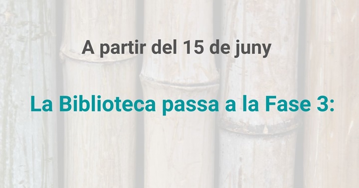 Fase 3 a la biblioteca!